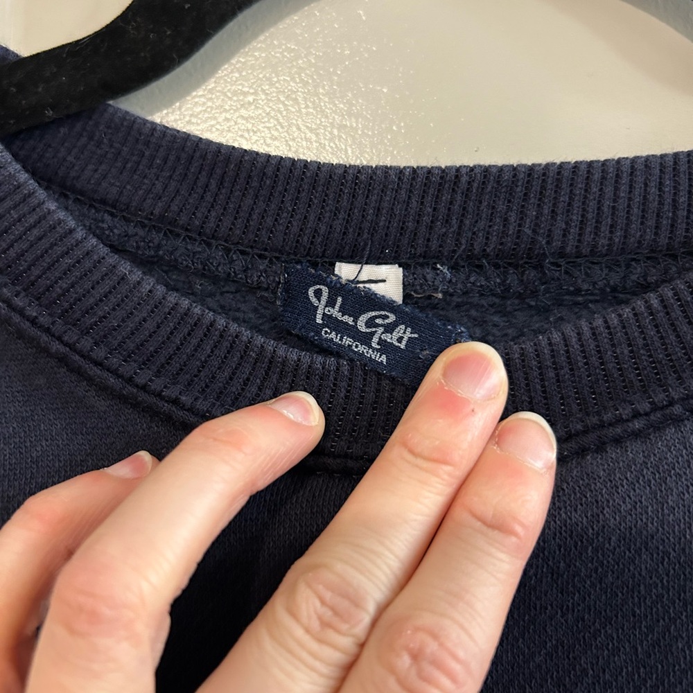 Brandy Melville Dark Blue USA Crewneck Sweater - Picture 2 of 4